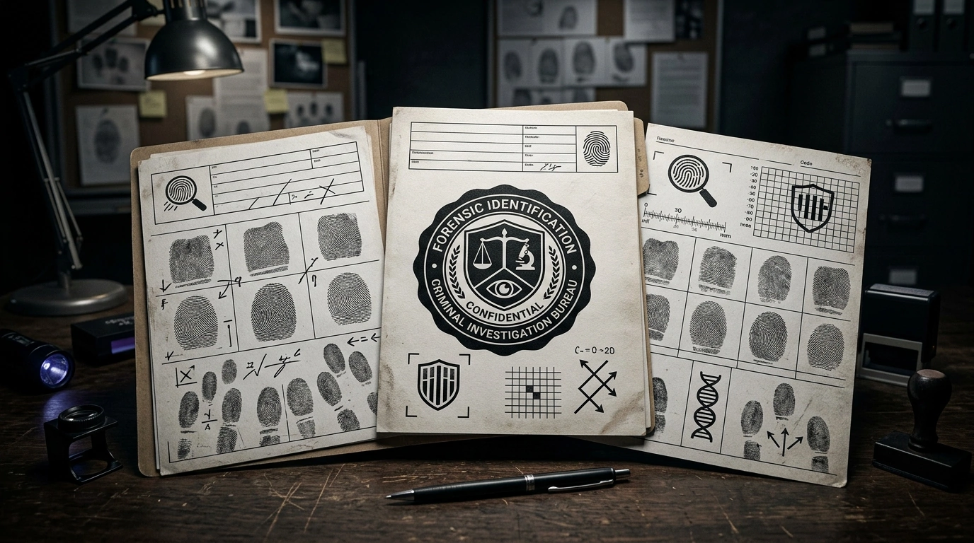 Interpol Black Notice forensic identification document