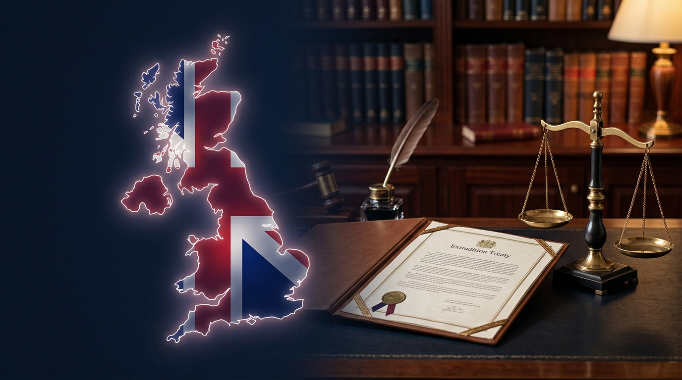 Countries with no extradition to UK legal document